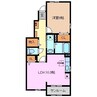 アングルワＢ 1LDKの間取り