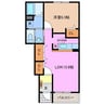フィリア　Ａ 1LDKの間取り