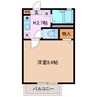 フェアリーランド　Ｂ棟 1Kの間取り