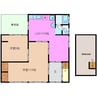 Ｓｕｎ　Ｈｏｕｓｅ　ＴＯＭＩＤＡ 2LDKの間取り
