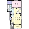 アイブリーズ 1LDKの間取り