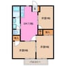 インパルス南台 3DKの間取り