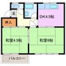 ソシアＹ 2DKの間取り