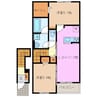 スターヒル 2LDKの間取り