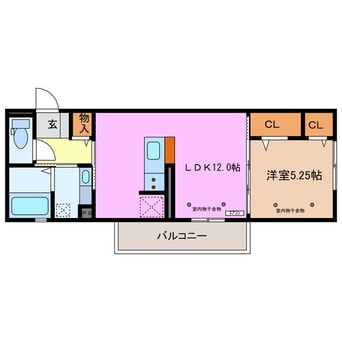間取図 ボヌール江場