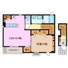 エスポワール 1LDKの間取り