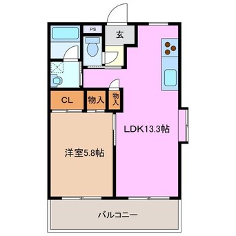 間取図 Riverside Studio