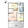 グローリアス山水Ｂ棟 2LDKの間取り
