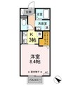パプリカ 1Kの間取り