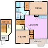 ノーブル・ハイムⅡ 2LDKの間取り