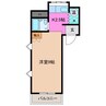 ポラリスハイツ 1Kの間取り