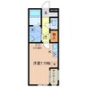 Ｂｅｌｌｅ 1Rの間取り