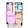 セレッソ川越 1LDKの間取り