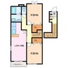 ポラリス　Ｂ棟 2LDKの間取り