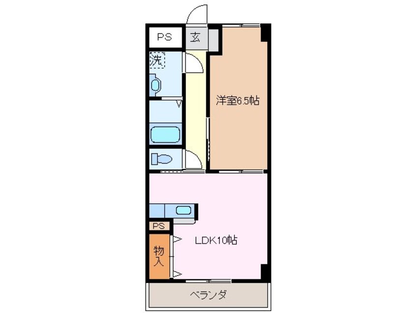 間取図 アーバンヒルズ城山２号館