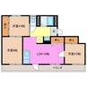 ヴィラナリー津　A棟 3LDKの間取り