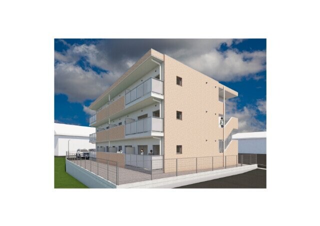 完成パース 仮）津市久居野村町マンション