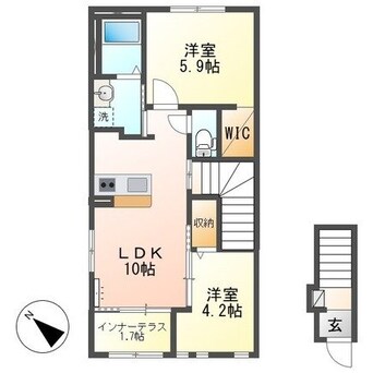 間取図 ル　ボヌールⅡ