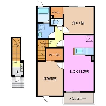 間取図 サニーハイツＳＥＩＮＡＩ　Ⅱ