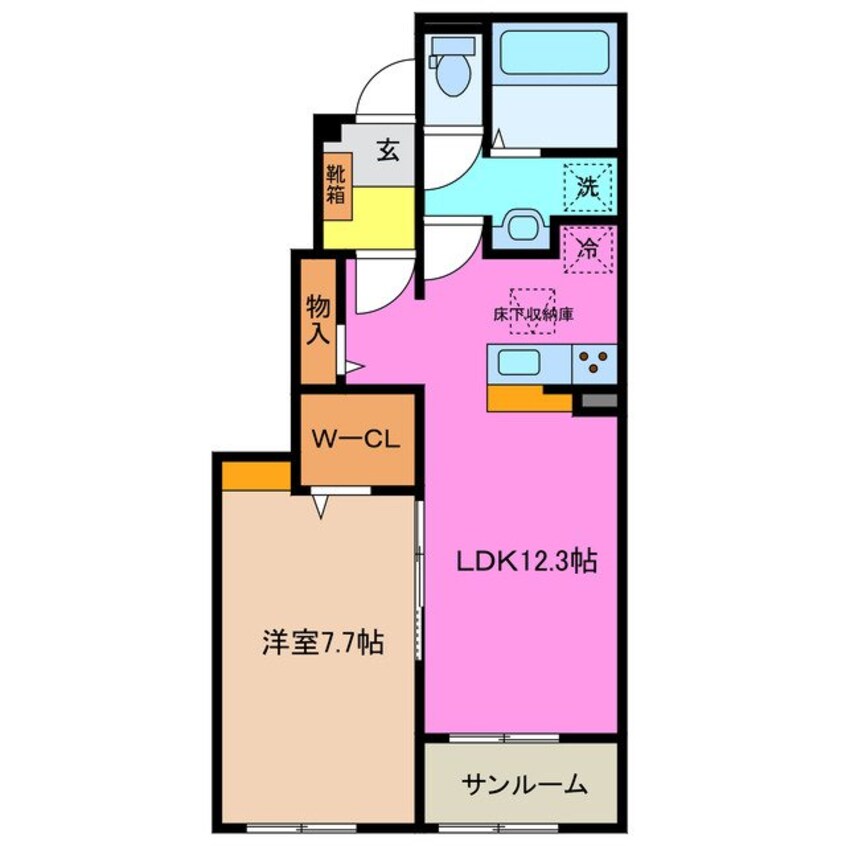 間取図 メゾン　ドゥ　エスポアール　Ⅱ