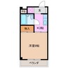 桜アートハイムＢ 1Kの間取り