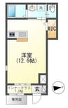 ユニヴェール 1Rの間取り