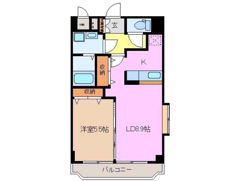 間取図 メゾン・ド・ルミエール