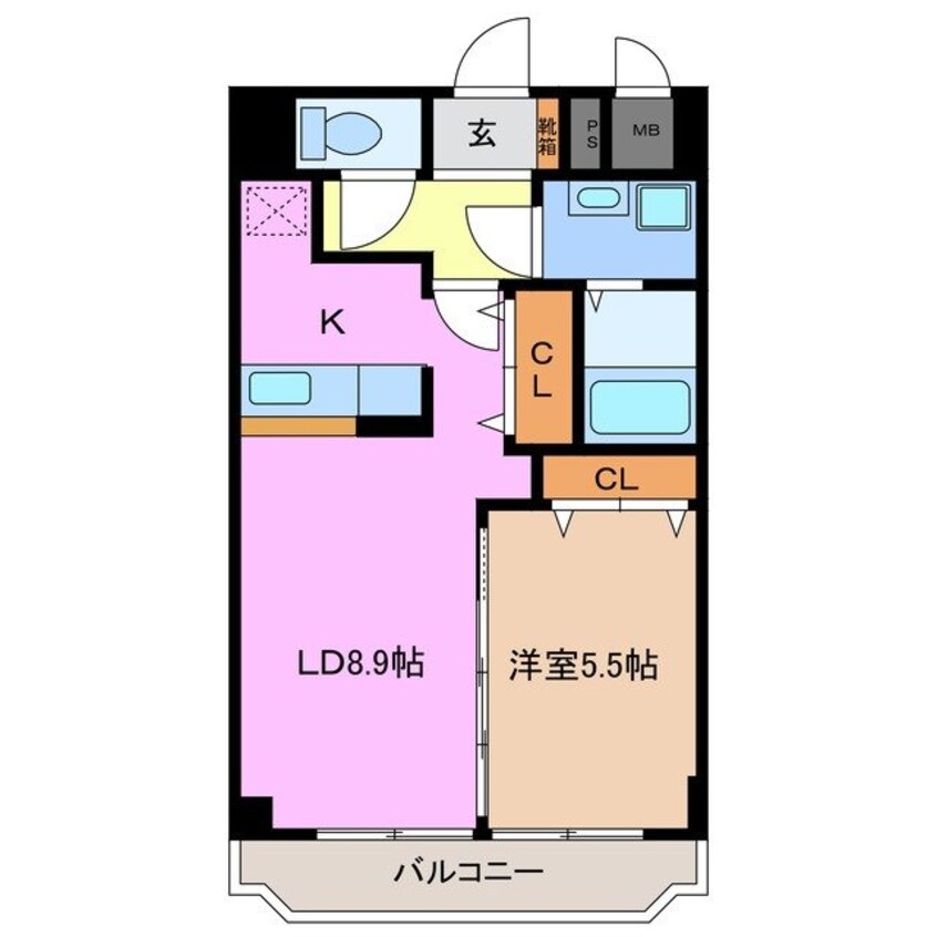 間取図 メゾン・ド・ルミエール