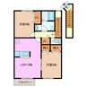 ダンブランセ　Ｃ棟 2LDKの間取り
