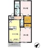 Ｔｒｏｉｓ　Ｊｏｕｒｓ　Ⅲ 2DKの間取り
