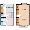 ブレスイコイ荘 2DKの間取り