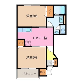 間取図 ポワールセゾン　Ｂ棟