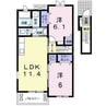 アスリート　Ａ 2LDKの間取り
