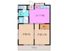 第三寿マンション 2DKの間取り