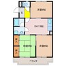フレンズシャトー 3DKの間取り