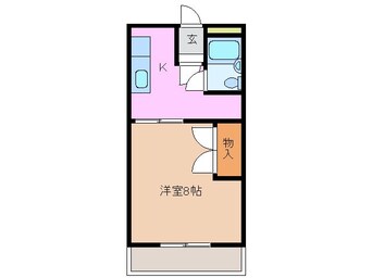 間取図 コーポランドムラタ