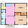 エバーグリーン久居 2LDKの間取り