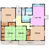 垂水戸建て 4LDKの間取り