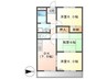らべんだー 3DKの間取り