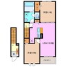 メゾン　ドゥ　エスポアール　Ⅲ 2LDKの間取り