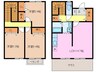 ユニフレックス嬉野Ａ 3LDKの間取り