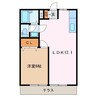 サンハイツイノウエ 1LDKの間取り