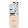 ボナール 1Kの間取り