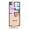 ボナンザ 1Kの間取り
