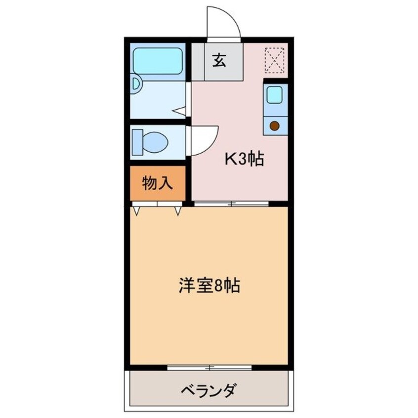間取図 コーポＫ＆Ｓ
