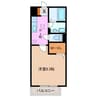 ボナンザ 1Kの間取り