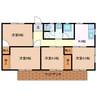 高茶屋小森町K様貸家 4Kの間取り