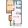 マシェリ 1LDKの間取り