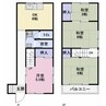杉山ハイツ 4DKの間取り