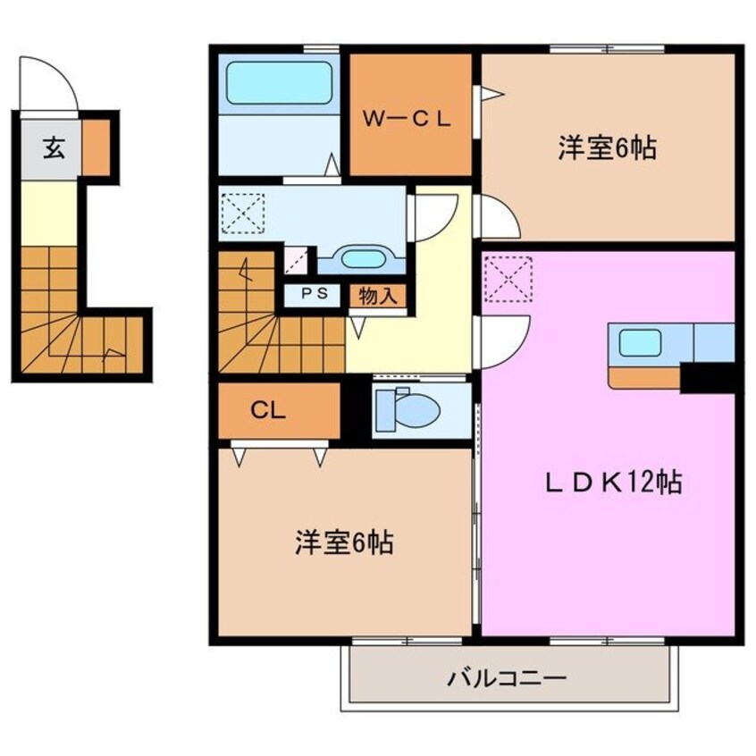 間取図 プリムローズ